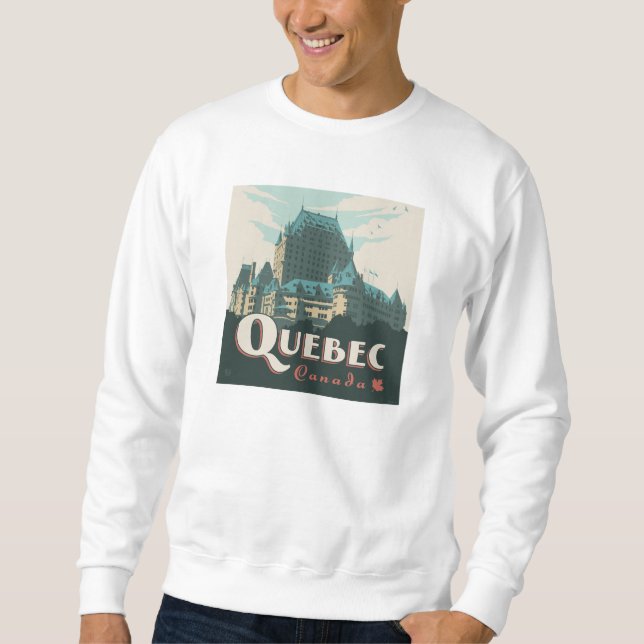 Quebec Canada | Château Frontenac Sweatshirt (Front)