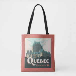 Quebec Canada Château Frontenac Tote Bag