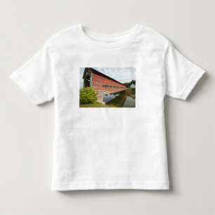 Quebec, Canada. Galipeault covered bridge in Toddler T-Shirt