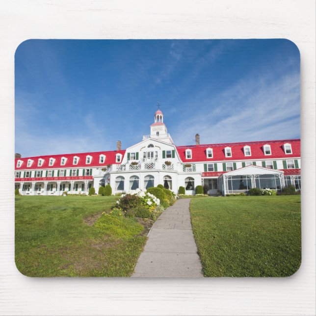 Quebec, Canada. Historic Hotel Tadoussac, Mouse Pad (Front)