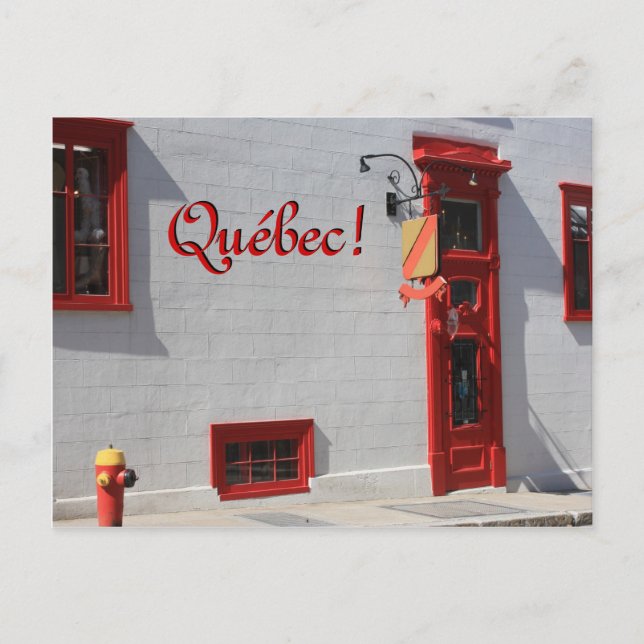 Quebec, Canada Postcard (Front)