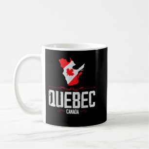 Quebec Canada Quebec Silhouette Souvenir from Queb Coffee Mug