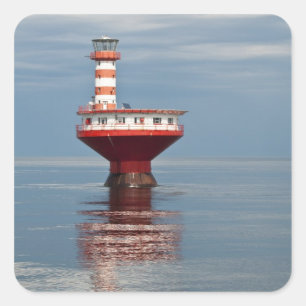 Quebec, Canada. Tadoussac. Square Sticker