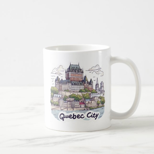Quebec City Canada Coffee Mug (Right)