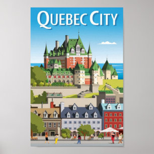  Quebec City  Canada Poster