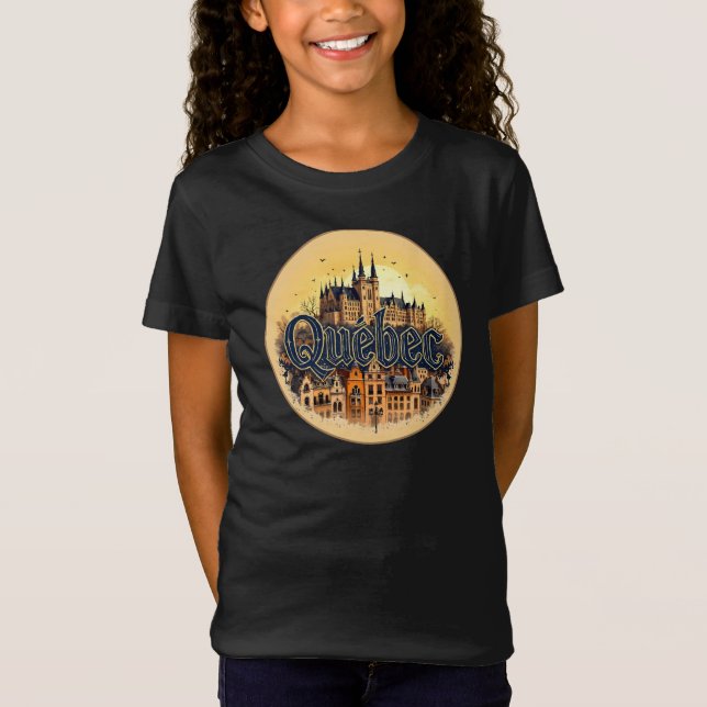 Quebec City Canada T-Shirt (Front)