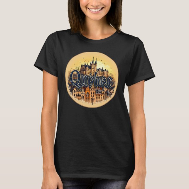 Quebec City Canada T-Shirt (Front)