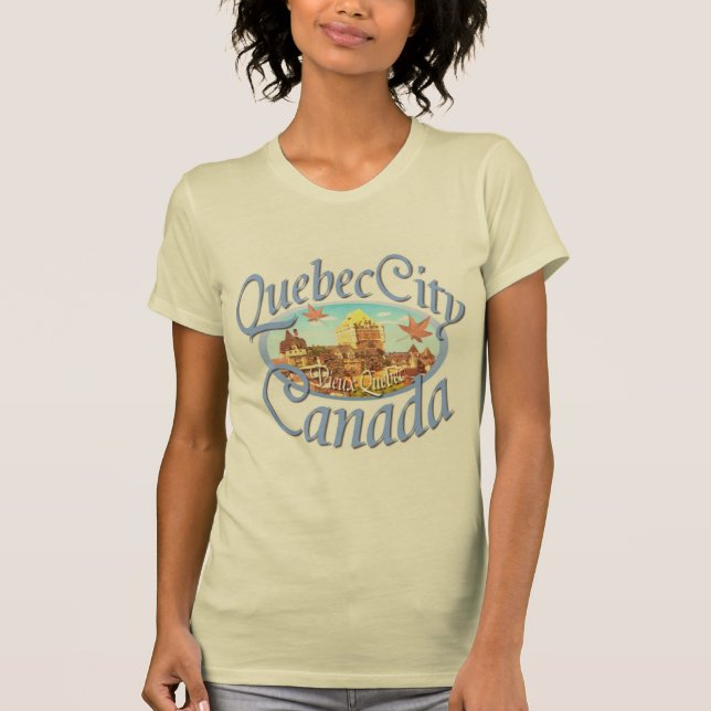 Quebec City Canada T-Shirt (Front)