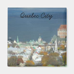 Quebec City Canada Waterfront Magnet