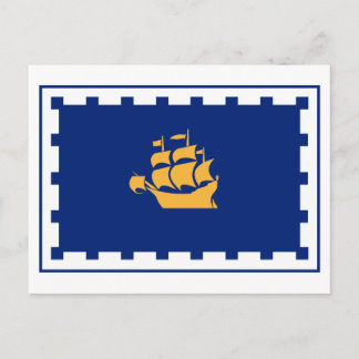 Quebec City Flag Postcard