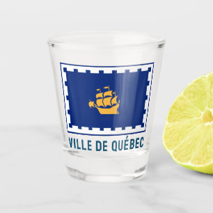 Quebec City Flag Shot Glass