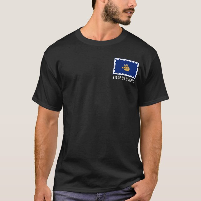 Quebec City Flag T-Shirt (Front)