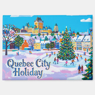 Quebec City Holiday Canada Magnet