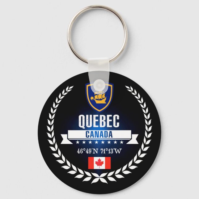Quebec City Key Ring (Front)