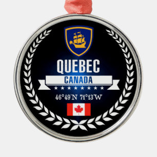 Quebec City Metal Tree Decoration