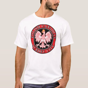 Quebec City Polish Canadian Eagle T-Shirt