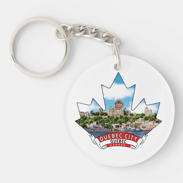 Quebec City, Quebec Canada Key Ring (Front)