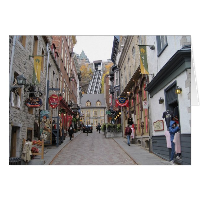 Quebec City Street (Front Horizontal)