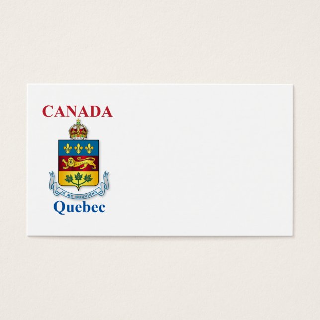Quebec coat of arms (Front)
