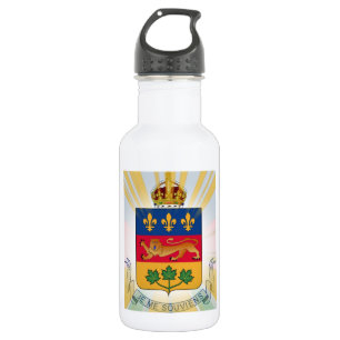 Quebec Coat of Arms 532 Ml Water Bottle