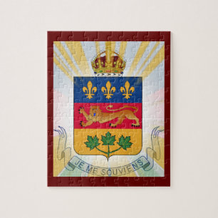 Quebec Coat of Arms Jigsaw Puzzle