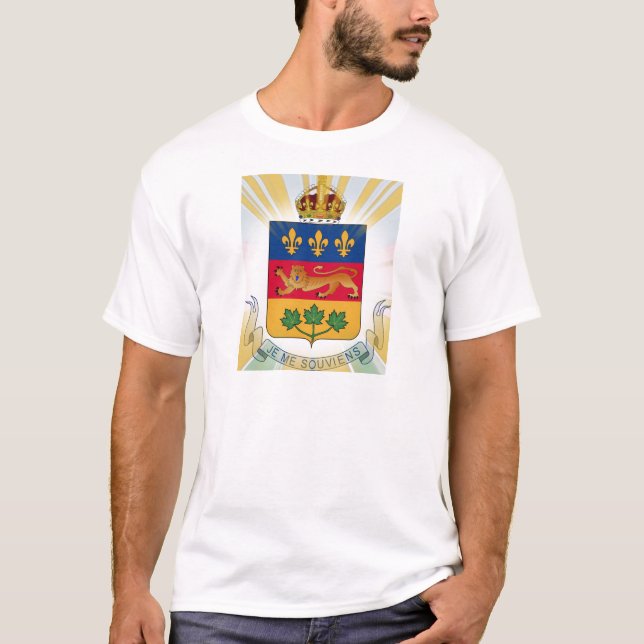 Quebec Coat of Arms T-Shirt (Front)