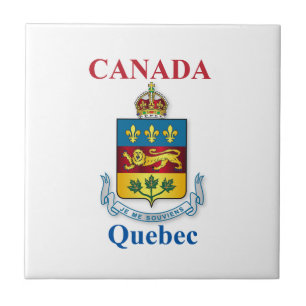 Quebec coat of arms tile