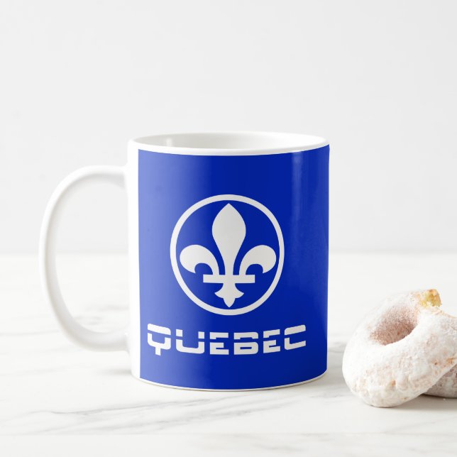 Quebec Coffee Mug (With Donut)