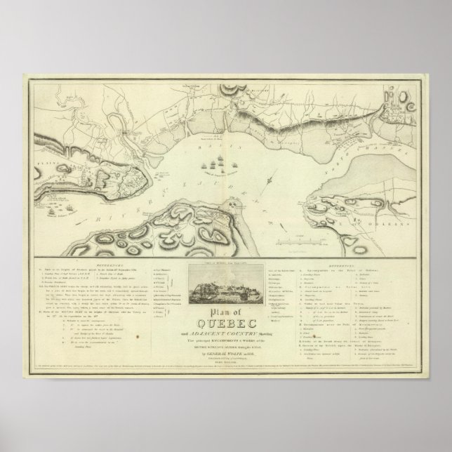 Quebec during the Siege Poster (Front)