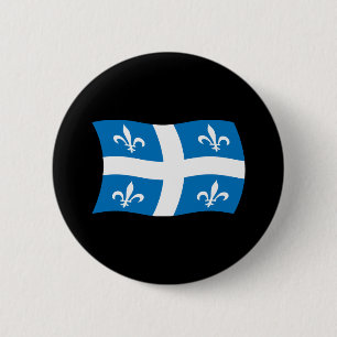 Quebec Flag Button