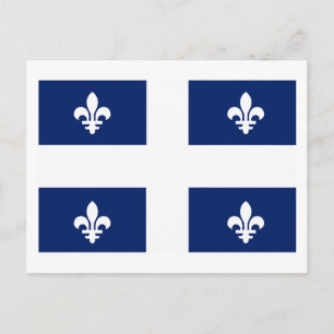 Quebec Flag (province) Postcard