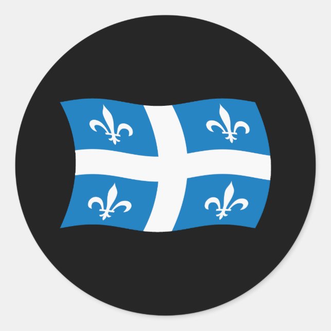 Quebec Flag Sticker (Front)