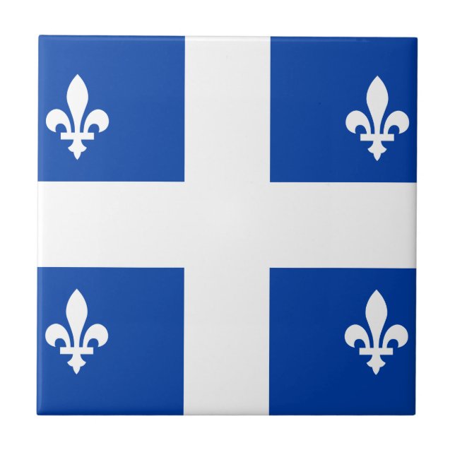 Quebec Flag Tile (Front)