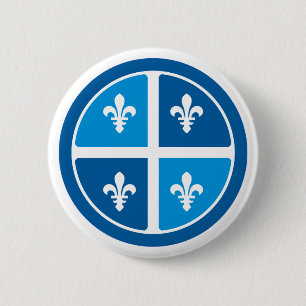 Quebec, La Belle Province 6 Cm Round Badge