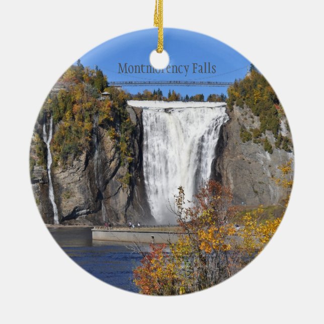 Quebec Landscape Ornament (Back)