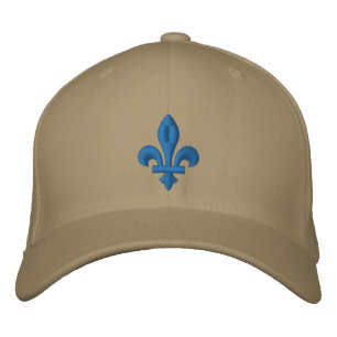Quebec Libre Fleur de Lis Symbol of French Culture Embroidered Hat