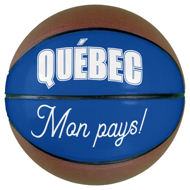 Quebec my country! basketball (Front)