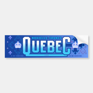 Québec. Nouvelle-France Bumper Sticker