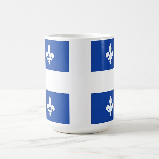 quebec region canada country flag coffee mug (Center)