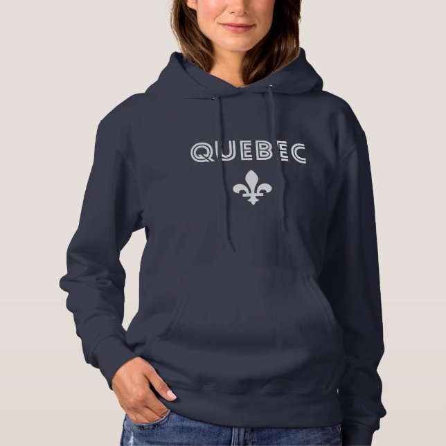 Quebec Retro Hoodie (Front)