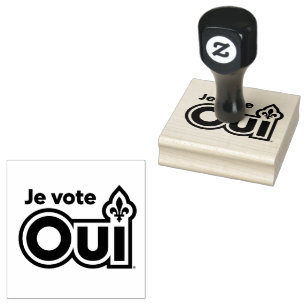 Quebec YES Rubber Stamp