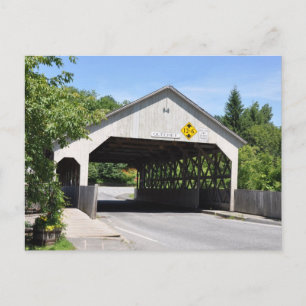 Quechee Gorge Covered Bridge - Postcard