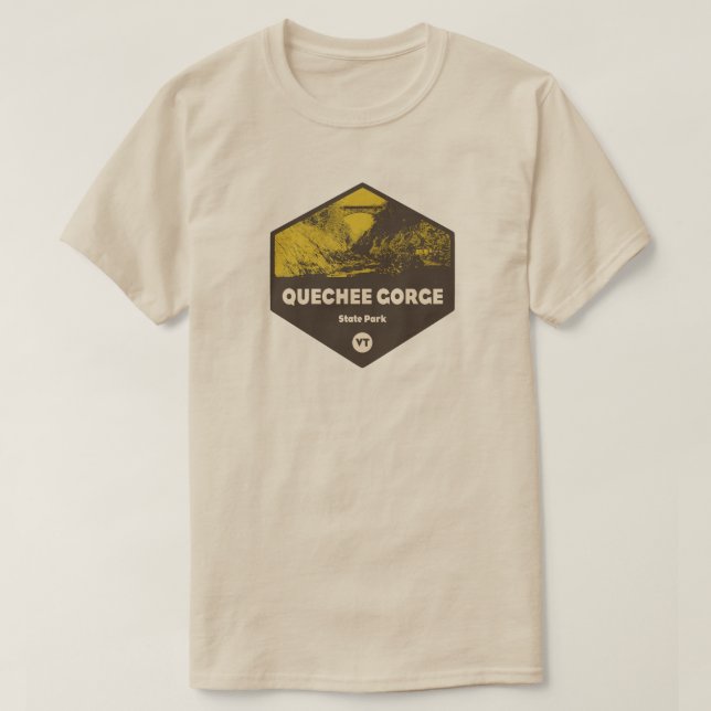 Quechee Gorge State Park Vermont T-Shirt (Design Front)