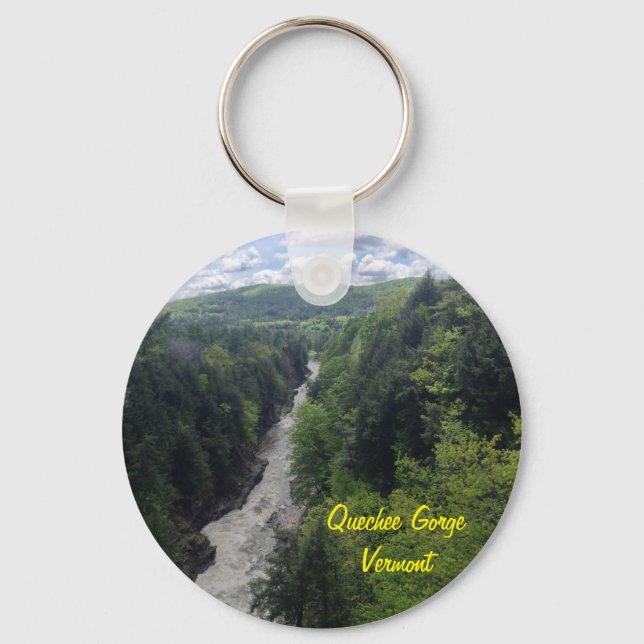 Quechee Gorge, Vermont Key Ring (Front)