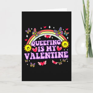 Queefing Is My Valentine Funny Emrring Adult Humor Card