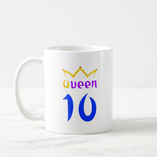 Queen 10 coffee mug