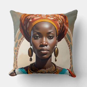 Queen 3 Throw Pillow