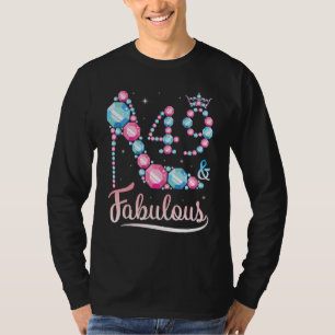 Queen 49 Years Old And Fabulous Happy Birthday To T-Shirt