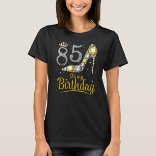 Queen 85 Years Old It's My Birthday Vintage Retro T-Shirt