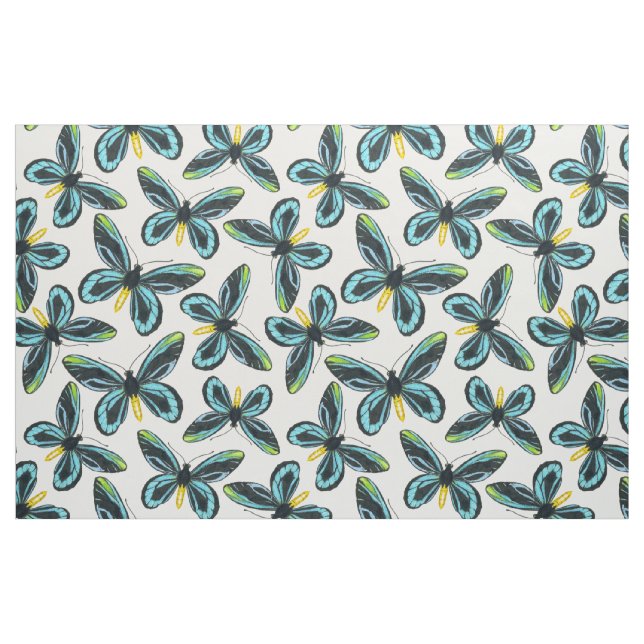 Queen Alexandra' s birdwing butterfly pattern Fabric (Fat Quarter)